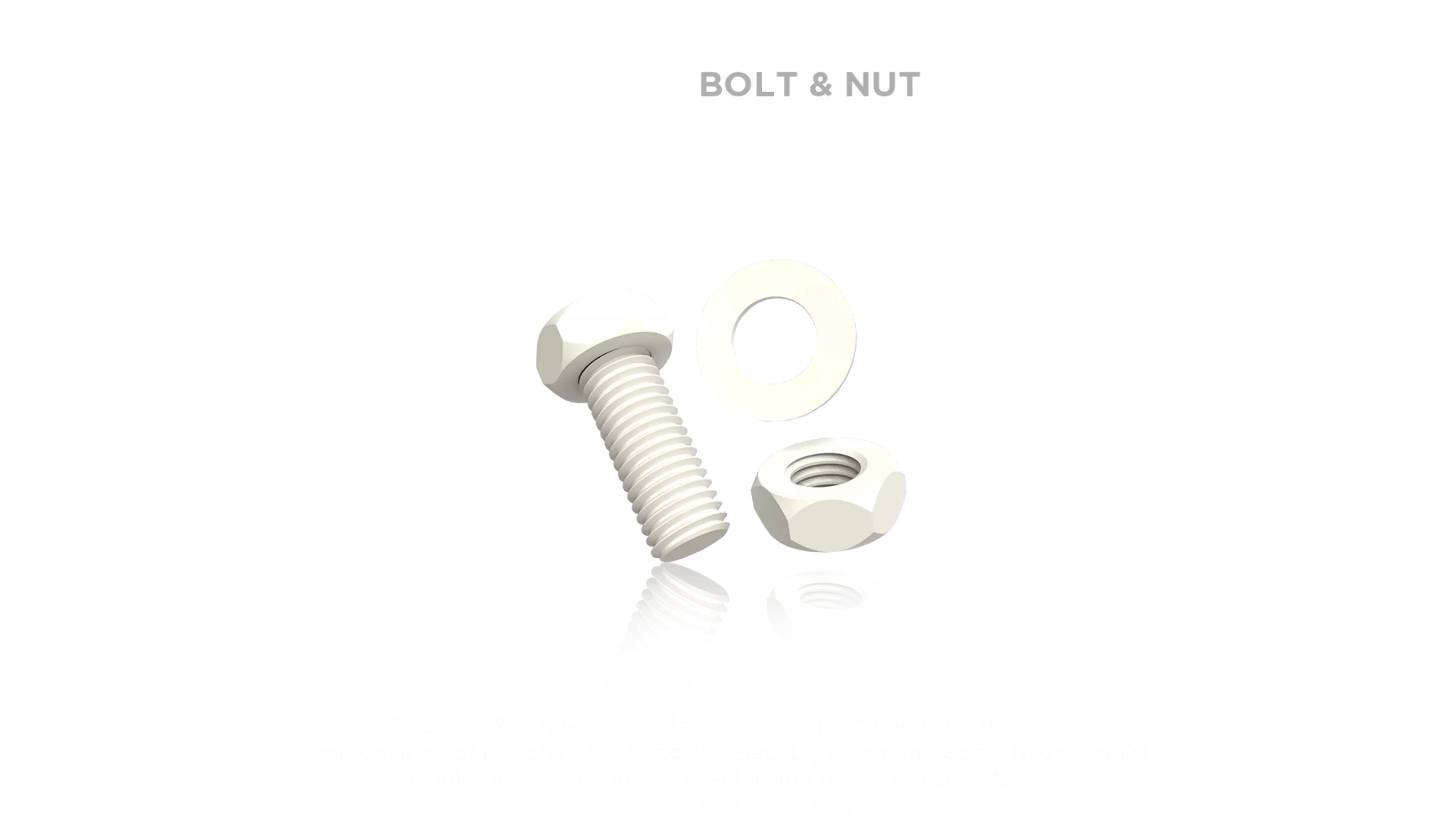 Plastic Bolt and Nut